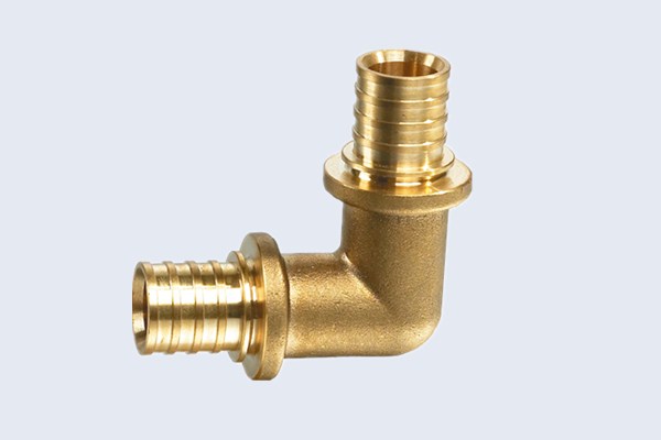 Brass Elbow Hose Fittings with Flange N30111027